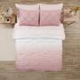 Imagem de Conjunto de Edredom Queen Sweet Home Collection - Design Ombre Pintuck Blush