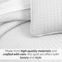 Imagem de Conjunto de Edredom Southshore Fine Living XL Twin - Microfibra Branca