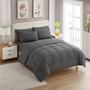 Imagem de Conjunto de Edredom Twin XL Sweet Home Collection Cinza - 5 Peças