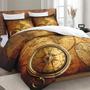 Imagem de Conjunto de edredom WeCozy Full Size com 2 fronhas World Map
