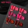 Imagem de Conjunto de Esmaltes em Gel GAOY - 6 Cores Neon (7,3ml cada) - Secagem UV/LED