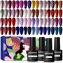 Imagem de Conjunto de Esmaltes em Gel JODSONE - 36 Cores com Brilho Intenso