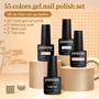 Imagem de Conjunto de Esmaltes em Gel JODSONE - 60 Unidades com Base e Top Coat 5ml