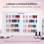 Imagem de Conjunto de Esmaltes em Gel Modelones - 40 Unidades com 36 Cores, Base e Top Coat