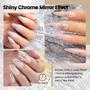 Imagem de Conjunto de Esmaltes em Gel RARJSM - Efeito Cromado Espelhado (8ml x 2)