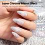 Imagem de Conjunto de Esmaltes em Gel RARJSM - Efeito Cromado Espelhado (8ml x 2)