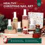 Imagem de Conjunto de Esmaltes em Gel SAVILAND Christmas - 6 Cores de 8ml com Kit