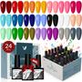 Imagem de Conjunto de Esmaltes em Gel VANREESA - 21 Cores + Base e Top Coat (24 Unidades)