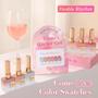 Imagem de Conjunto de esmaltes Glitter Gel Double Rhythm 15 mL x 6 com placa de exibição