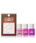 Imagem de Conjunto de esmaltes Piggy Paint Rainbow Party 7mL x3 com arte de unhas