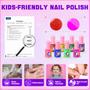 Imagem de Conjunto de Esmaltes Websonaw Kids - Com Secador e Esmalte Removível