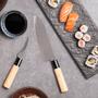 Imagem de Conjunto de Facas Japonesas 8' 7' 3' Sashimi Carne Legumes Mundial Cabo de Madeira Jogo 3 Peças