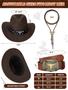 Imagem de Conjunto de Fantasia Cowboy Cutecrop - Estilo Western para Homens