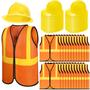 Imagem de Conjunto de Fantasia de Trabalhador da Construção Civil Infantil com Chapéu e Colete