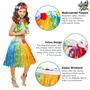 Imagem de Conjunto de fantasias JDS Girl's Hawaiian Hula Grass Saia da Fortuning