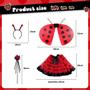 Imagem de Conjunto de fantasias WILDPARTY Ladybug Girl Ladybugdress-Suit-A com Wi