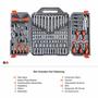 Imagem de Conjunto de ferramentas Crescent CTK180 com 180 peças em estojo de armazenamento