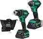 Imagem de Conjunto de ferramentas elétricas Metabo HPT 18V MultiVolt Cordless KC18DEXQB