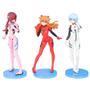 Imagem de Conjunto De Figuras De Ação De Anime Neon Genesis Evangelion Ayanami Rei Asuka Langley PVC