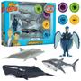 Imagem de Conjunto de Figuras de Ação Wild Kratts 4-Pack - Ativar Poder das Criaturas - Nadadores