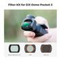 Imagem de Conjunto de filtros K&F Concept Magnetic Effect e ND e CPL para DJI Osmo Pocket 3