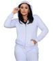 Imagem de Conjunto De Frio Feminino Moletom   Blusa Manga Longa Canguru e Calça Moda Inverno