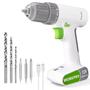 Imagem de Conjunto de furadeiras sem fio WORKPRO 12V com 6 bits 18 de torque