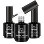 Imagem de Conjunto de Gel para Unhas Beetles 3 Unidades - 15ml com Base e Top Coat