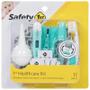 Imagem de Conjunto de Higiene e Cuidados para Bebês Safety 1st - 11 Peças - Branco e Verde