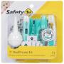 Imagem de Conjunto de Higiene e Cuidados para Bebês Safety 1st - 11 Peças - Branco e Verde