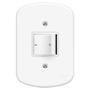 Imagem de Conjunto de Interruptor Bipolar Paralelo 4x2 10a Fame Blanc