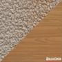 Imagem de Conjunto de Jantar Mesa 1,80m MDF e Base Ripada + 4 Cadeiras