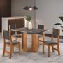 Imagem de Conjunto de Jantar Mesa Retangular Romantic com 4 Cadeiras Sol