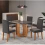 Imagem de Conjunto de Jantar Mesa Retangular Romantic com 4 Cadeiras Venus