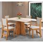 Imagem de Conjunto de Jantar Mesa Retangular Sense com 4 Cadeiras Sol