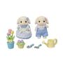 Imagem de Conjunto De Jardinagem - Irma & Irmao Coelhos Flor - Sylvanian Families