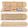 Imagem de Conjunto de jogos de tabuleiro Cribbage Pacific Shore Games Wooden 3 Track