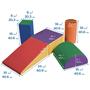 Imagem de Conjunto de Jogos ECR4Kids SoftZone Climb and Crawl com Blocos de Construção