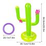 Imagem de Conjunto de jogos inflável Cactus Ring Toss para piscina ao ar livre