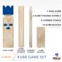 Imagem de Conjunto de jogos Kubb Yard Rally and Roar com blocos de madeira de pinho