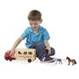 Imagem de Conjunto de jogos Melissa & Doug Horse Carrier com 2 cavalos de 3 anos ou mais