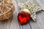 Imagem de Conjunto de Joias Botrinal Evie Red Heart - Colar com Pingente (Descendentes)