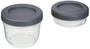 Imagem de Conjunto de Lancheiras SnapLock Snack Stackers - 180ml e 360ml - Cinza