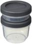 Imagem de Conjunto de Lancheiras SnapLock Snack Stackers - 180ml e 360ml - Cinza
