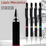 Imagem de Conjunto De Lápis Mecânico De 0,3mm 0,5mm 0,7mm 0,9mm Com Hastes De Refil E Minas Substituíveis Para