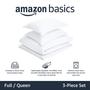 Imagem de Conjunto de Lençóis Amazon Basics 100% Algodão para Crianças - 3 Peças