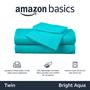 Imagem de Conjunto de Lençóis Amazon Basics Infantil - Microfibra Macia e Lavagem Fácil - Tamanho Twin