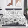 Imagem de Conjunto de lençóis com elástico WeCozy Queen Size com bolso profundo de 14 polegadas