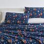 Imagem de Conjunto de lençóis de flanela Great Bay Home Christmas Twin Size Algodão