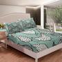 Imagem de Conjunto de lençóis Erosebridal Chicken Queen Size com lençol elástico 60x80cm